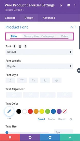 product-font
